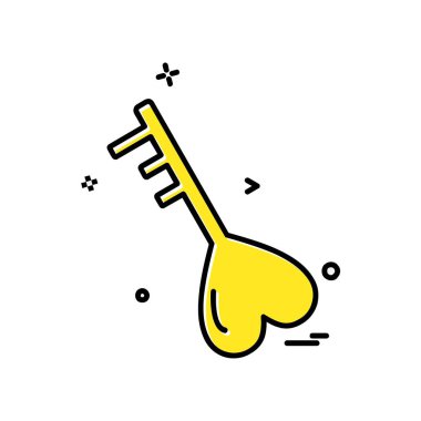 Aşk simge tasarlamak vektör