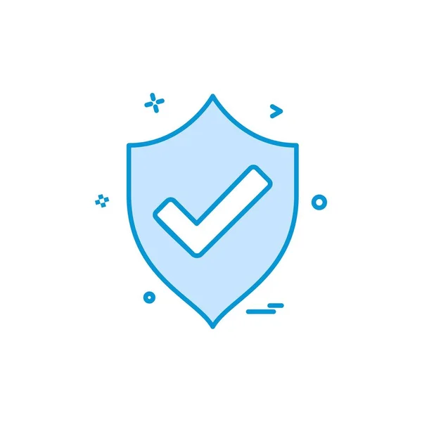 Fuera Protección Escudo Seguridad — Vector de stock