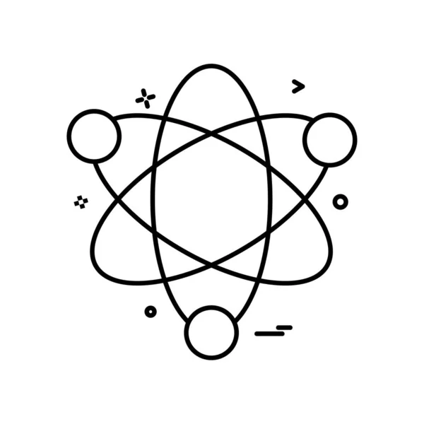 原子科学图标矢量设计 — 图库矢量图片