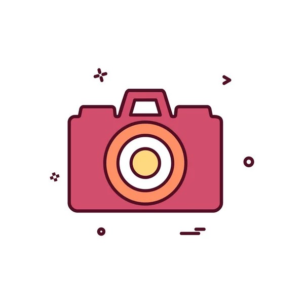 Ontwerp Camera Icoon Vector — Stockvector