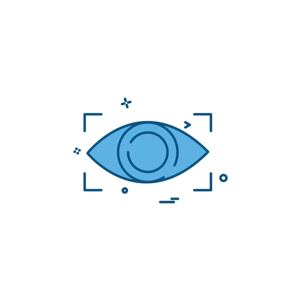 Auge Symbol Design Vektor — Stockvektor