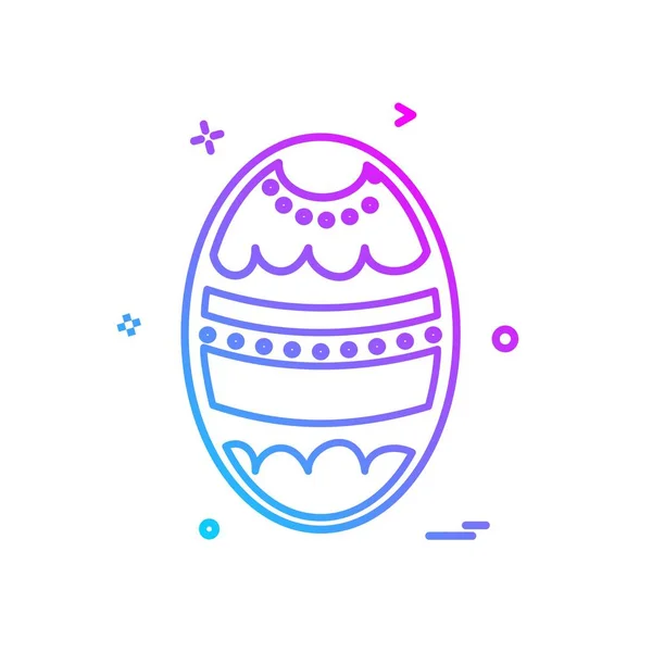 Вектор Дизайна Иконки Яйца — стоковый вектор