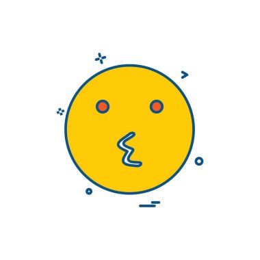 Emoji simgeleri tasarım vektörü 