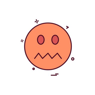 Emoji simgeleri tasarım vektörü 