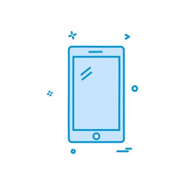 Akıllı telefon simge tasarlamak vektör 
