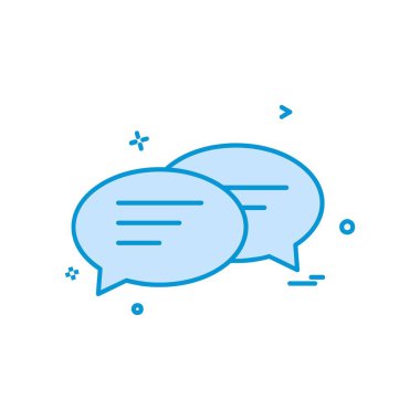 İleti simge tasarlamak vektör