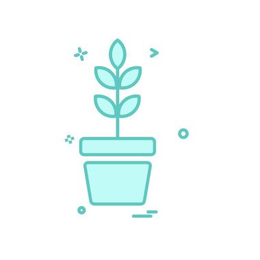 Bitki simge tasarlamak vektör 