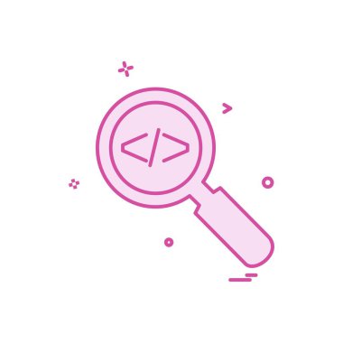 Arama simge tasarlamak vektör