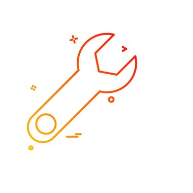 İş simgesi tasarım, renkli vektör çizim