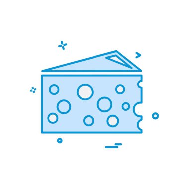 Peynir simge tasarlamak vektör