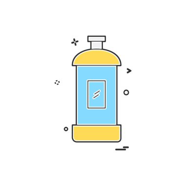 Sprey simge tasarlamak vektör