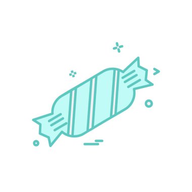 Şekerleme simge tasarlamak vektör