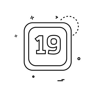 Takvim simge tasarlamak vektör 