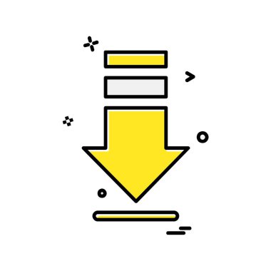 Ok simgesi tasarım vektörü