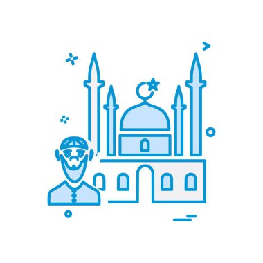 Cami simge tasarlamak vektör