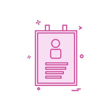 Dosya simgesi tasarım vektörü