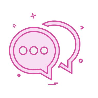 İleti simge tasarlamak vektör