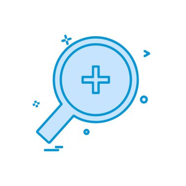 Simge tasarlamak vektör zoom