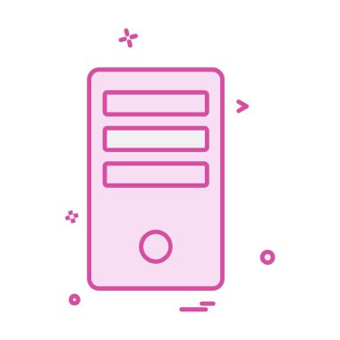 Bilgisayar simgesi tasarım vektörü