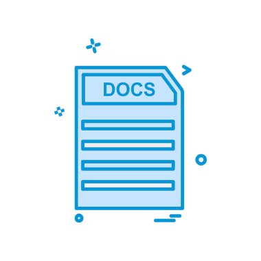 Dosya simgesi tasarım vektörü