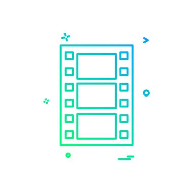 Film simge tasarlamak vektör