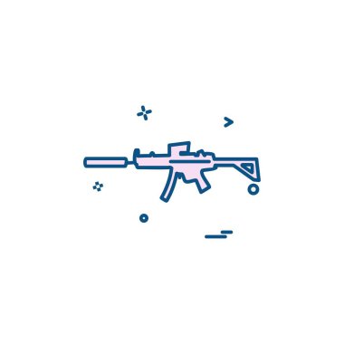 Silah simge tasarlamak vektör 