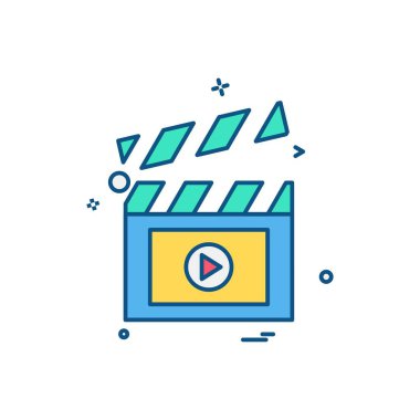 Ortam ve Kamera simgesi tasarım vektörü 