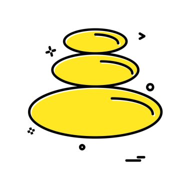 Çember şekilleri simge tasarım vektörü