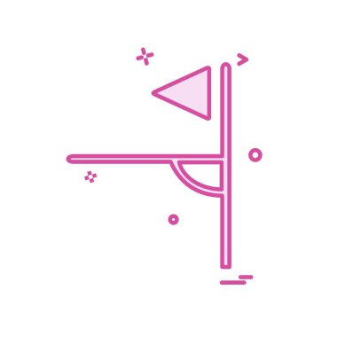 Köşe simge tasarlamak vektör