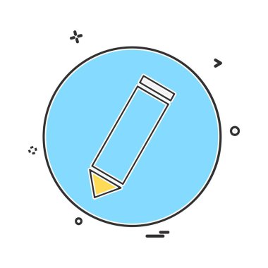 Kalem simgesi tasarım vektörü