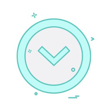 Aşağı ok simgesi tasarım vektörü