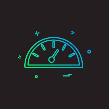 Metre simge tasarlamak vektör