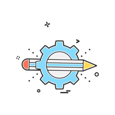 Eğitim simge tasarlamak vektör