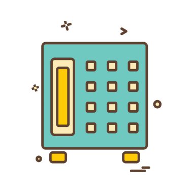 Güvenli simge tasarlamak vektör 