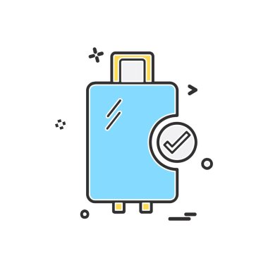 Beyaz arka plan üzerinde seyahat etmek simge tasarlamak vektör