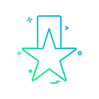 Kalkan simgesi tasarım, renkli vektör çizim