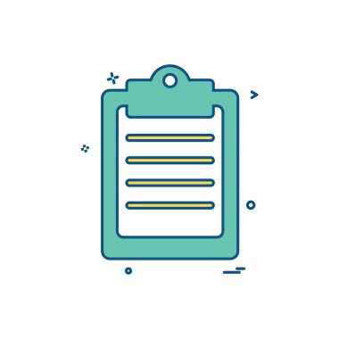 Pano simgesi tasarım, renkli vektör çizim