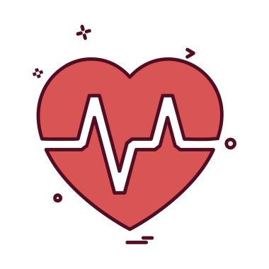 Tıbbi simge tasarım, renkli vektör çizim