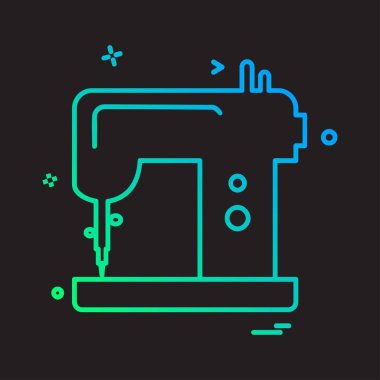 Salıncak makinesi simge tasarım vektörü 