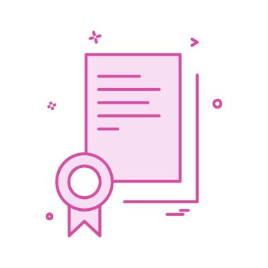 Sertifika simge tasarlamak vektör