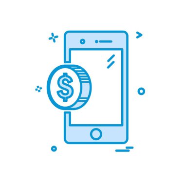 Akıllı Telefon Simgesi Tasarım Vektörü