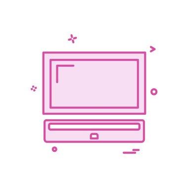 Bilgisayar simgesi tasarım vektörü