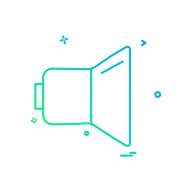 Medya simge vektör beyaz arka plan üzerinde