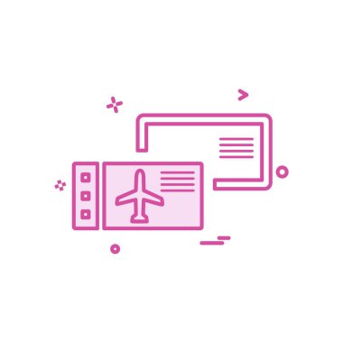 Simge vektör beyaz arka plan üzerinde seyahat