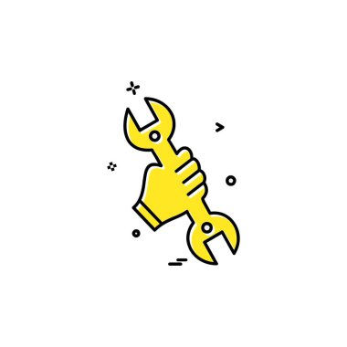 Donanım simgesi tasarım, vektör çizim araçları