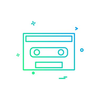 Ortam simgesi tasarım vektörü