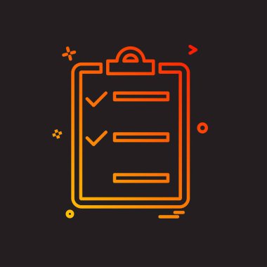 Pano simgesi tasarım, renkli vektör çizim