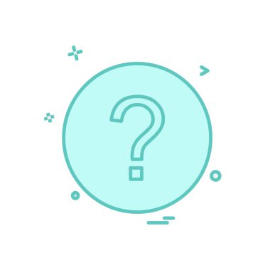 Yardım simgesi tasarım, renkli vektör çizim