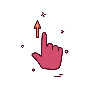 Eller simge tasarım vektörü