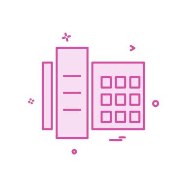 Telefon simgesi tasarım vektörü